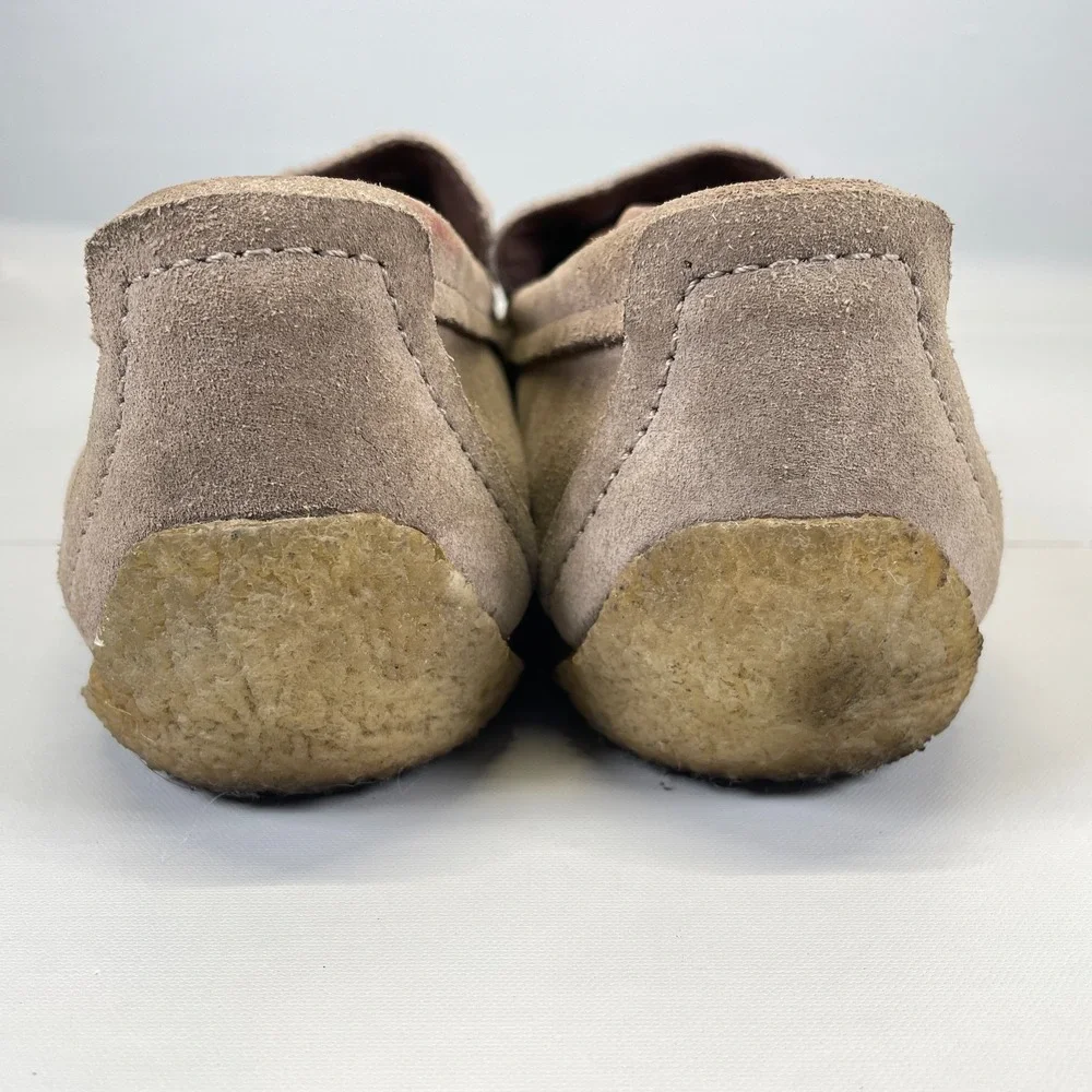 Clarks Originals Loafers Mens Size 9 M Brown Suede Crepe Sole Slip On Shoes
